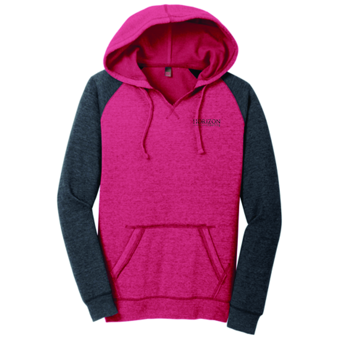 Ladies District Lightweight Fleece Raglan Hoodie – Horizon Roofing