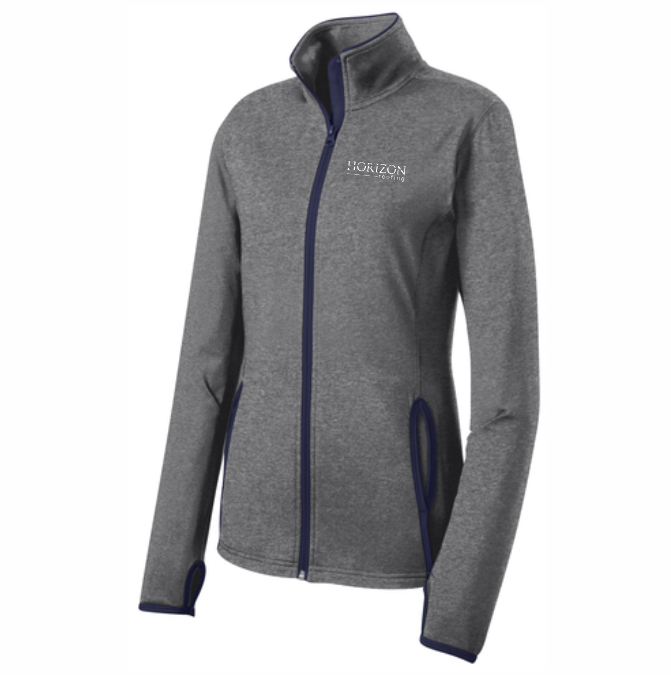 Ladies Sport Tek Sport Wick Stretch Contrast Full Zip Jacket – Horizon ...